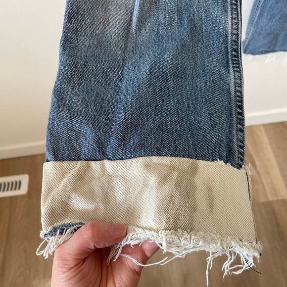 Levi’s Patchwork Straight Leg Jeans - Picture 8 of 16